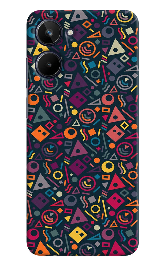 Geometric Abstract Realme 10 Hard Case Back Cover by Casekaro