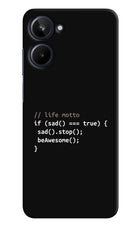 Life Motto Code Realme 10 Hard Case Back Cover by Casekaro