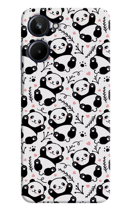 Cute Panda Realme 10 Hard Case Back Cover by Casekaro