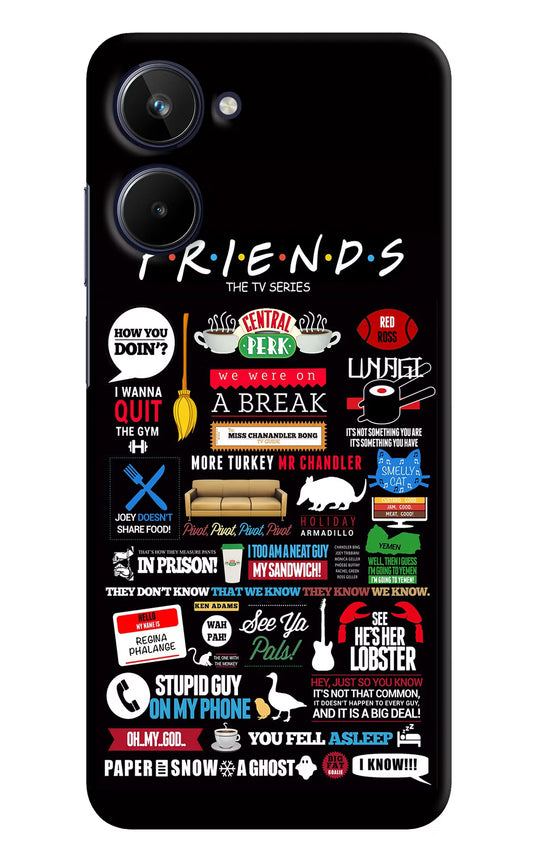 FRIENDS Realme 10 Hard Case Back Cover by Casekaro