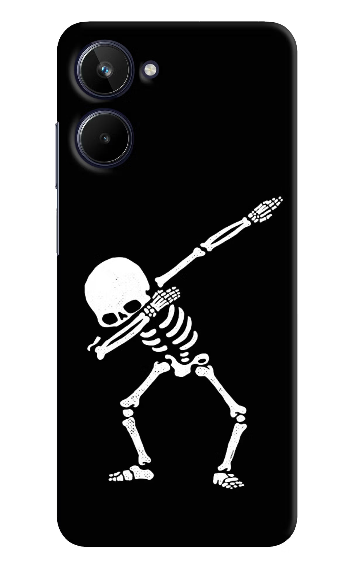 Dabbing Skeleton Art Realme 10 Hard Case Back Cover by Casekaro