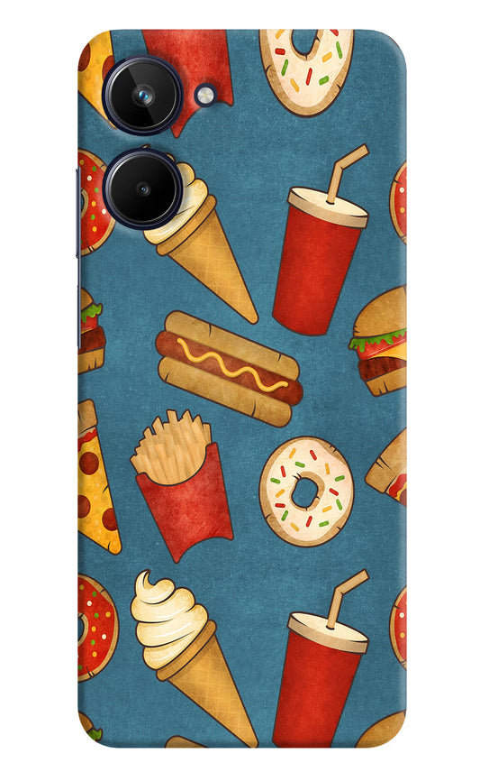 Foodie Realme 10 Hard Case Back Cover by Casekaro