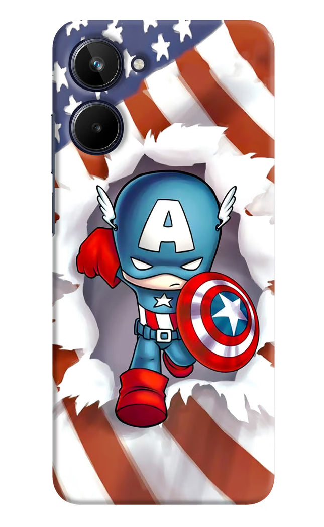 Captain America Realme 10 Hard Case Back Cover by Casekaro