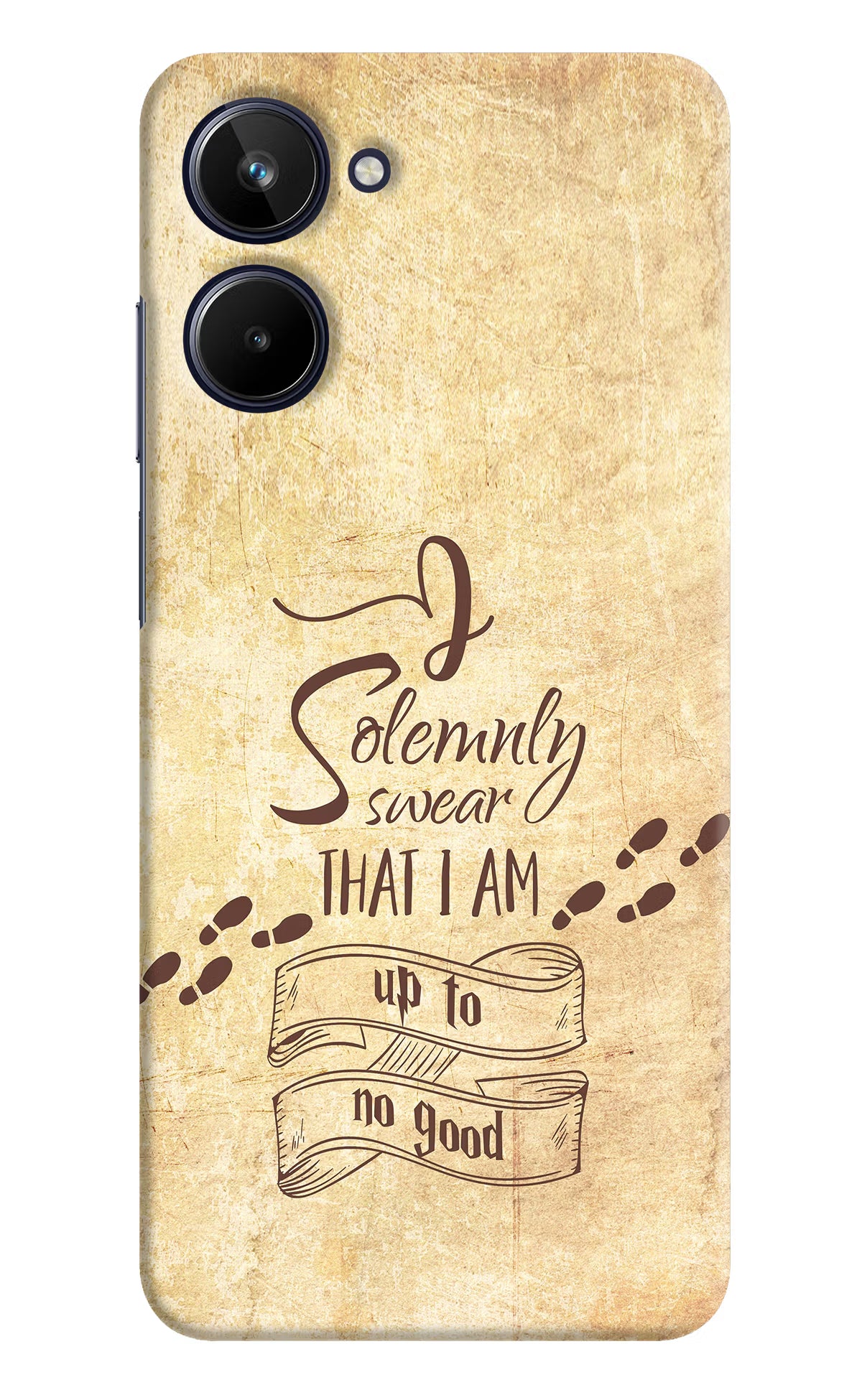 I Solemnly swear that i up to no good Realme 10 Hard Case Back Cover by Casekaro