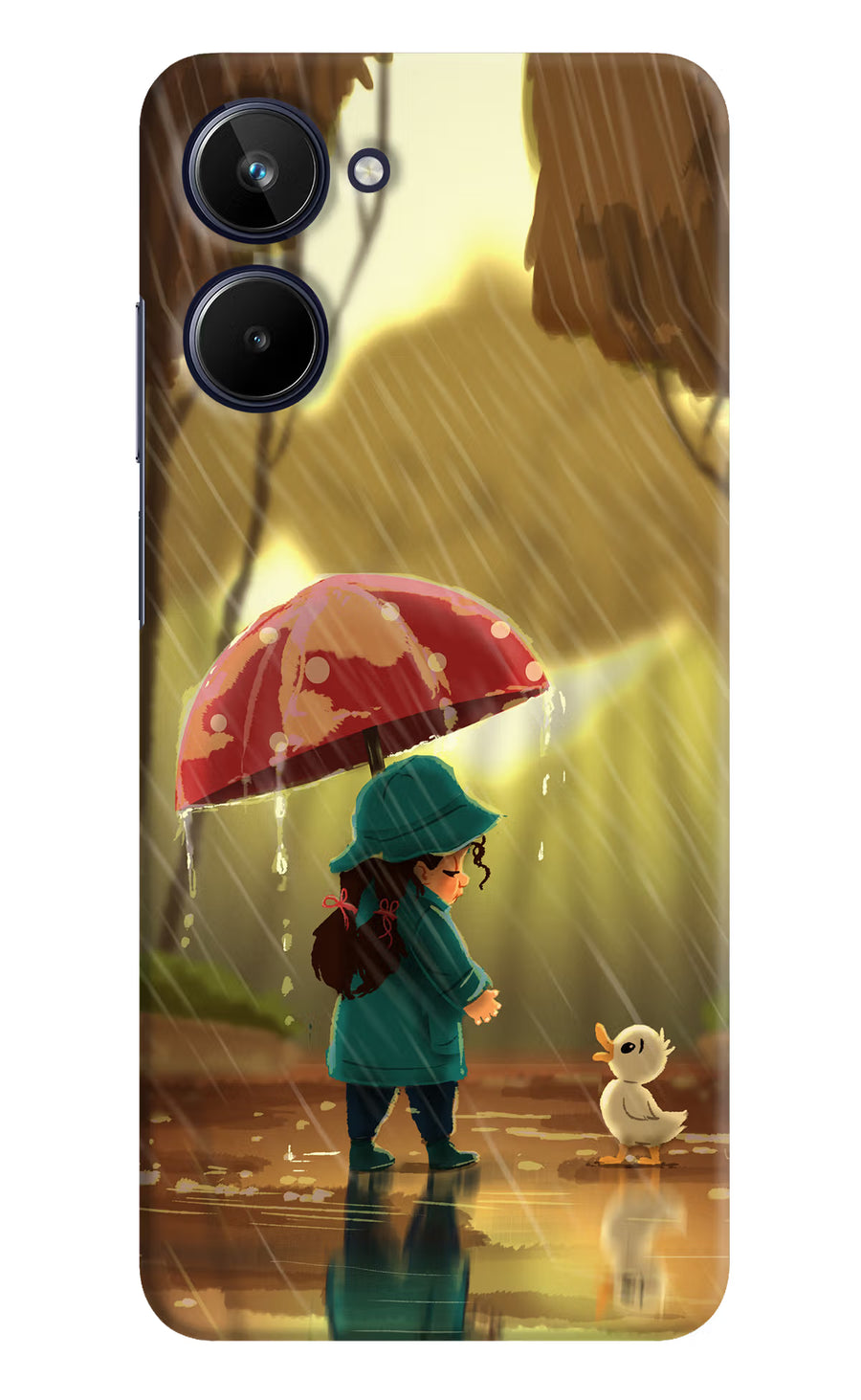 Rainy Day Realme 10 Back Cover, Hard case