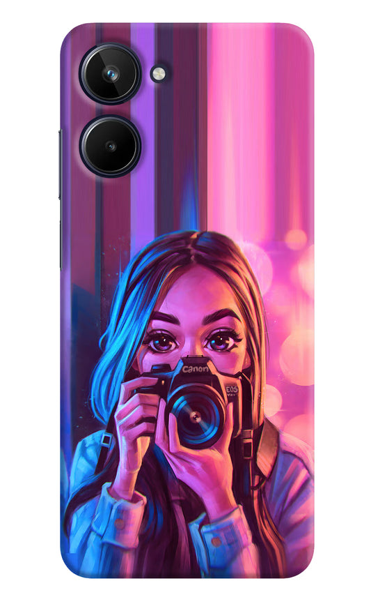 Girl Photographer Realme 10 Hard Case Back Cover by Casekaro