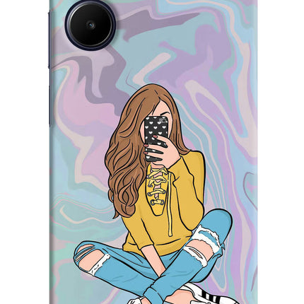 Selfie Girl Realme 10 Hard Case Back Cover by Casekaro