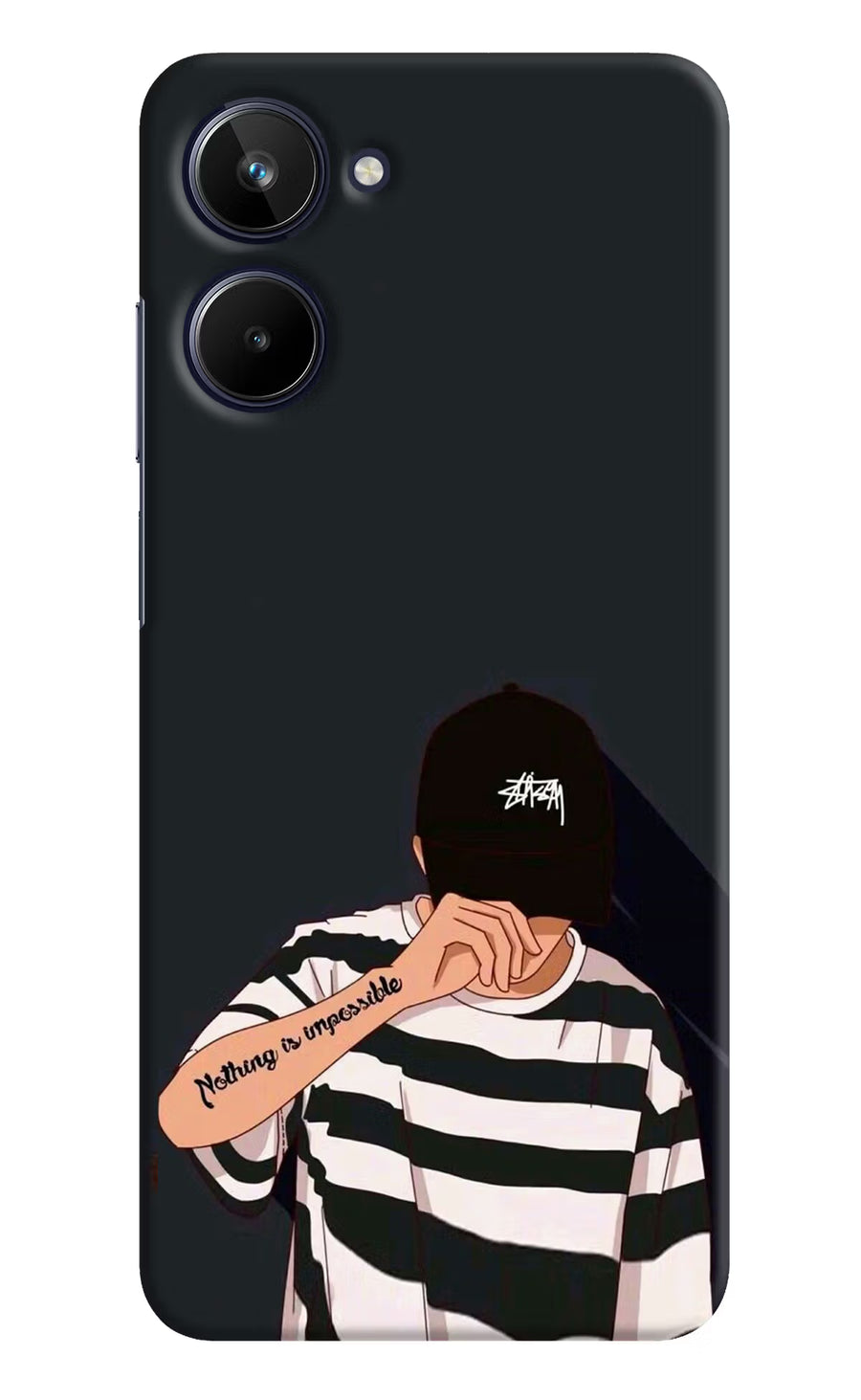 Aesthetic Boy Realme 10 Back Cover, Hard case