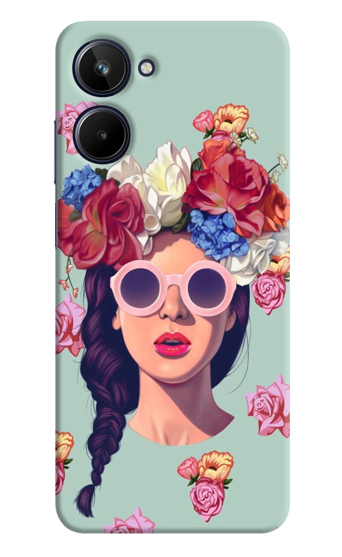 Pretty Girl Realme 10 Hard Case Back Cover by Casekaro
