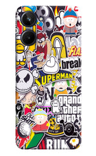 Sticker Bomb Realme 10 Hard Case Back Cover by Casekaro