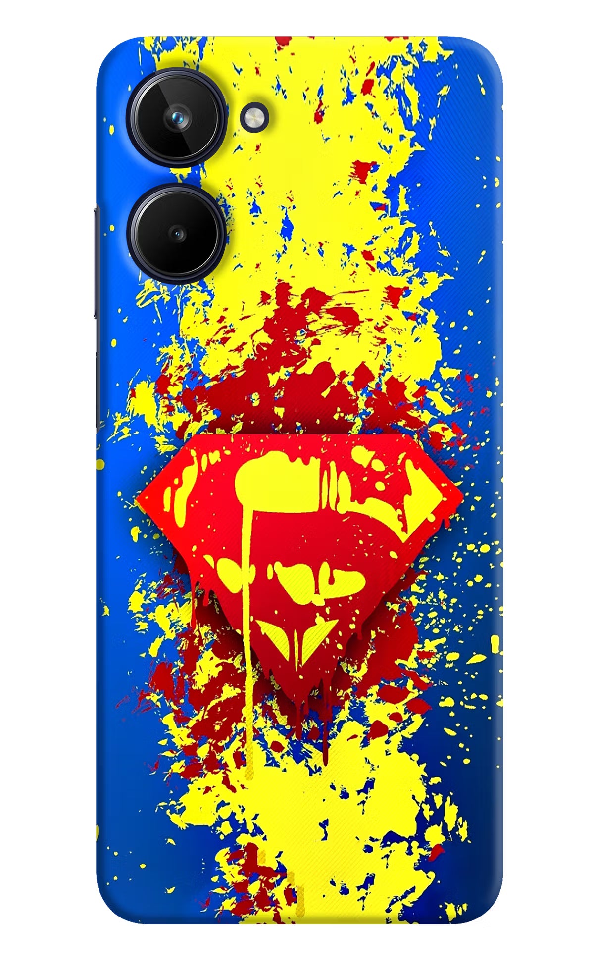 Superman logo Realme 10 Hard Case Back Cover by Casekaro