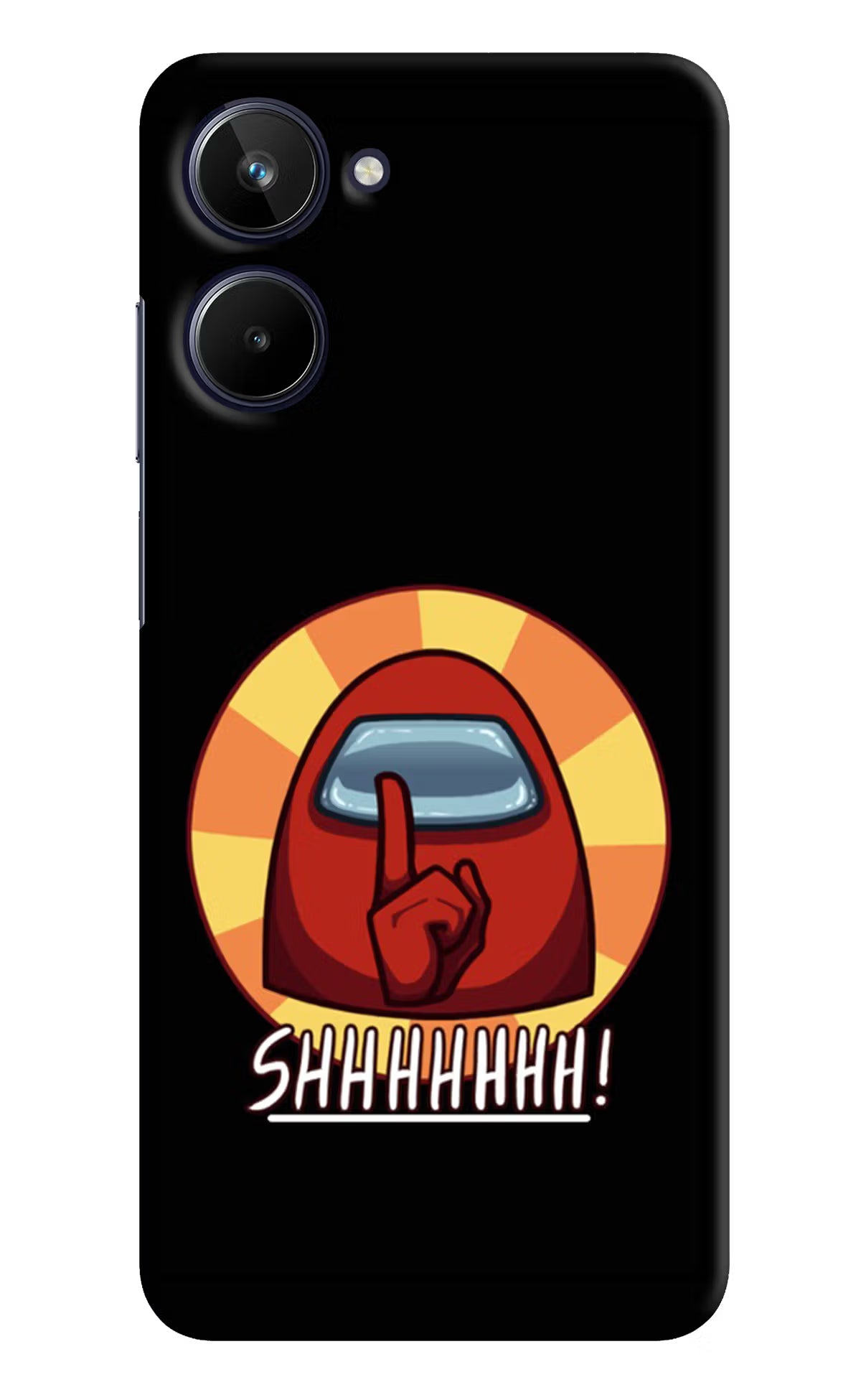 Among Us Shhh! Realme 10 Hard Case Back Cover by Casekaro