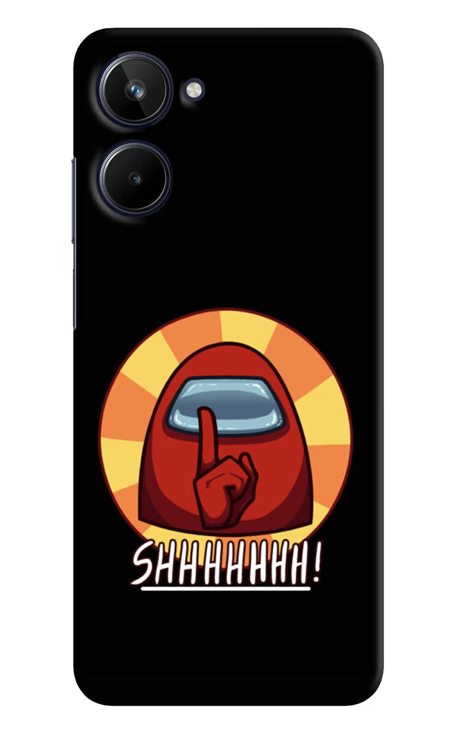 Among Us Shhh! Realme 10 Back Cover, Hard case