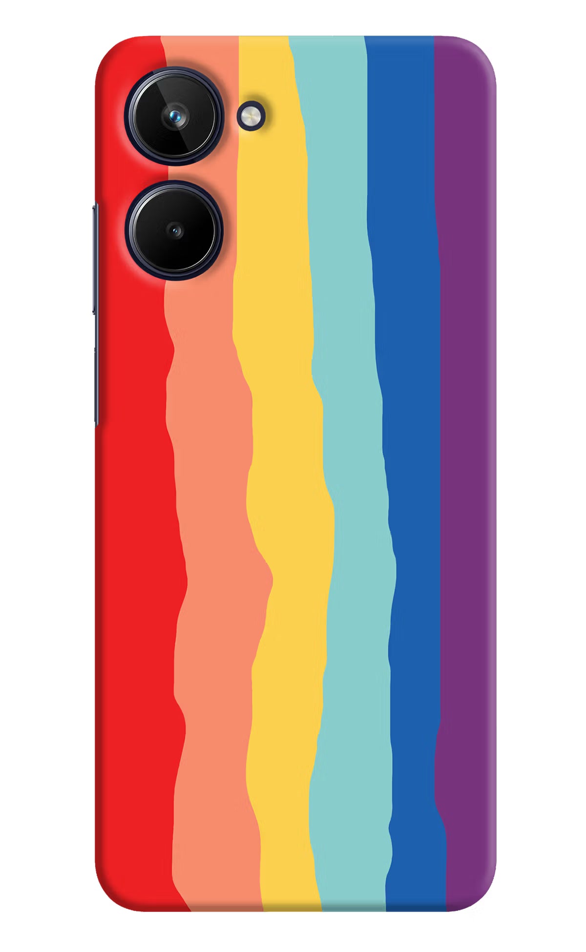 Rainbow Realme 10 Hard Case Back Cover by Casekaro