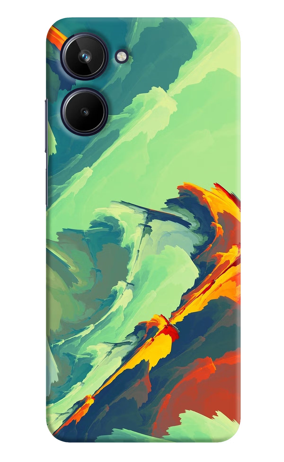 Paint Art Realme 10 Hard Case Back Cover by Casekaro