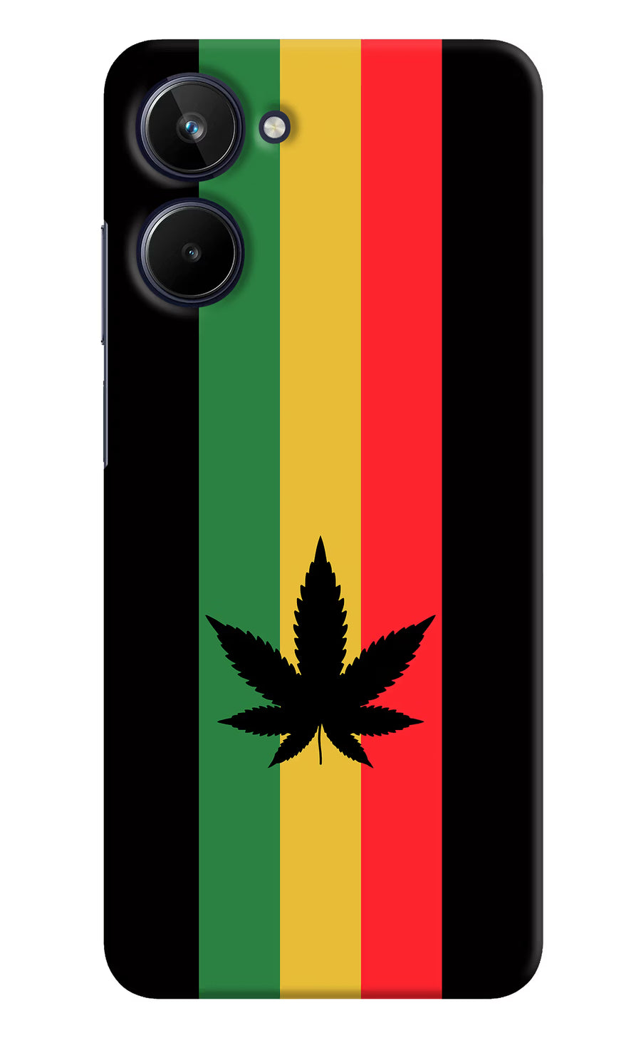 Weed Flag Realme 10 Back Cover, Hard case