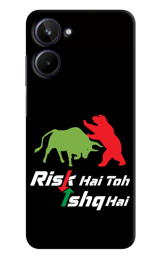 Risk Hai Toh Ishq Hai Realme 10 Hard Case Back Cover by Casekaro