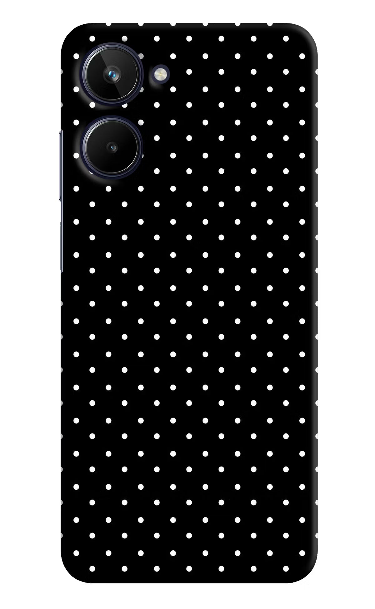 White Dots Realme 10 Hard Case Back Cover by Casekaro