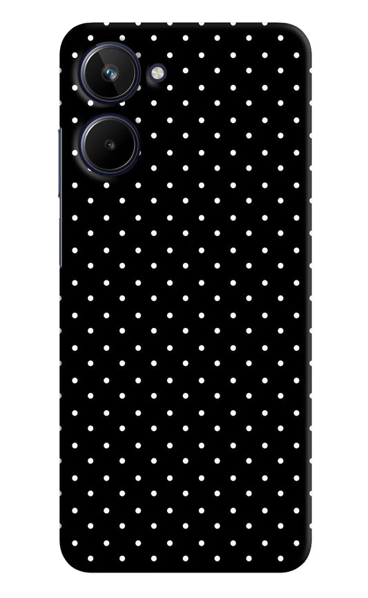 White Dots Realme 10 Hard Case Back Cover by Casekaro