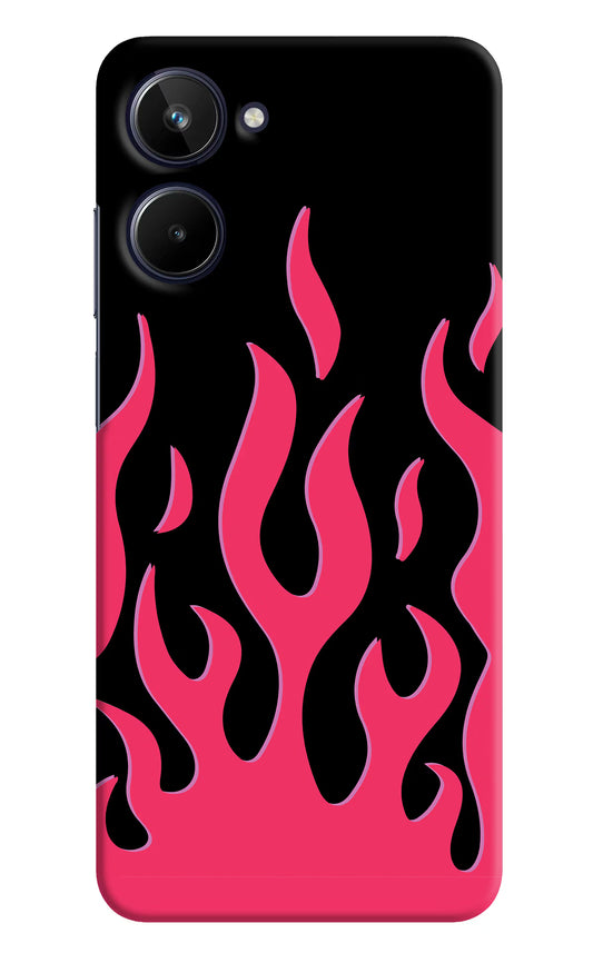 Fire Flames Realme 10 Hard Case Back Cover by Casekaro