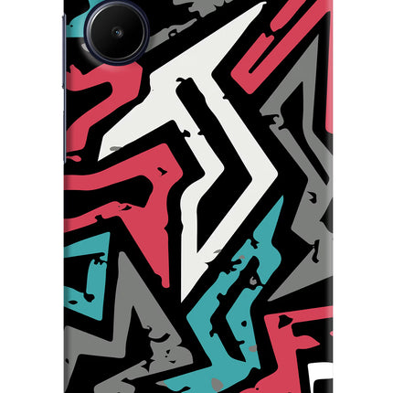 Geometric Graffiti Realme 10 Hard Case Back Cover by Casekaro