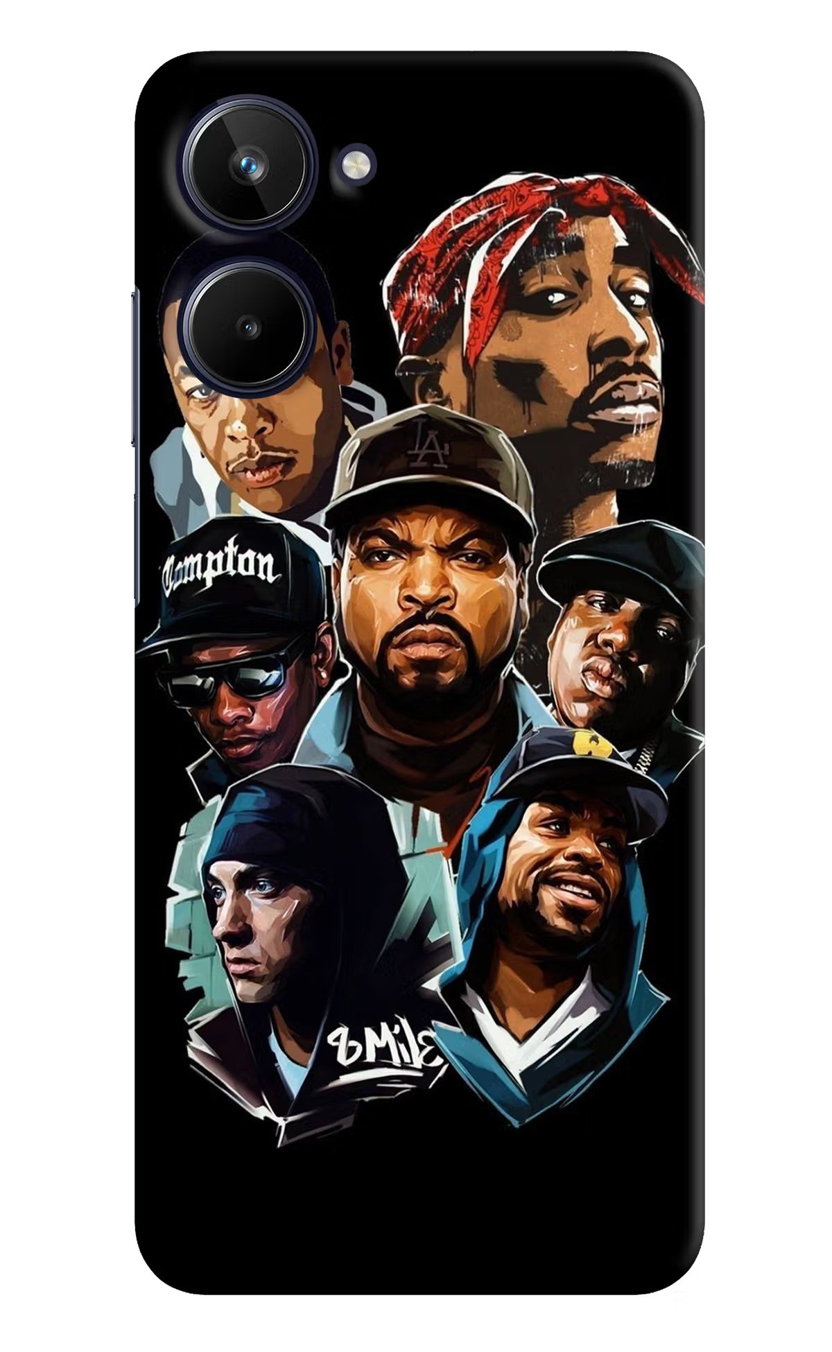 Rappers Realme 10 Hard Case Back Cover by Casekaro