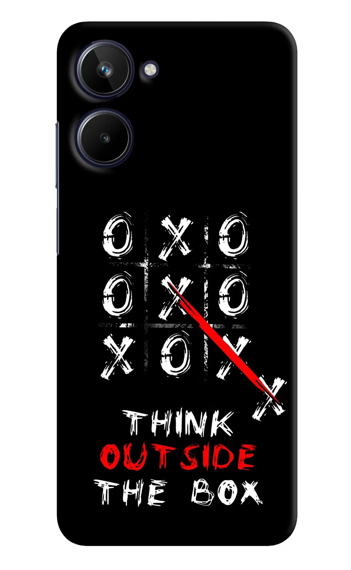 Think out of the BOX Realme 10 Hard Case Back Cover by Casekaro