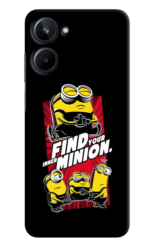 Find your inner Minion Realme 10 Hard Case Back Cover by Casekaro