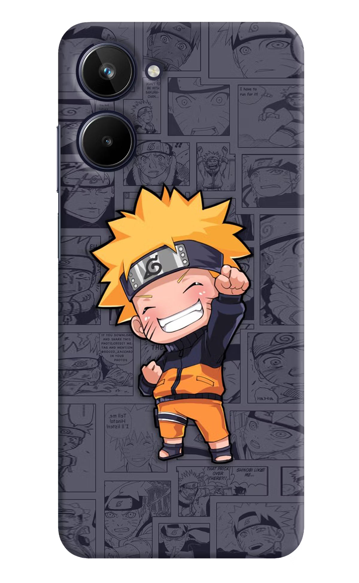Chota Naruto Realme 10 Hard Case Back Cover by Casekaro