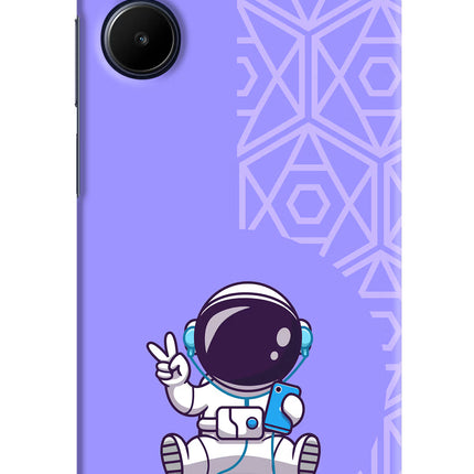 Cute Astronaut Chilling Realme 10 Hard Case Back Cover by Casekaro
