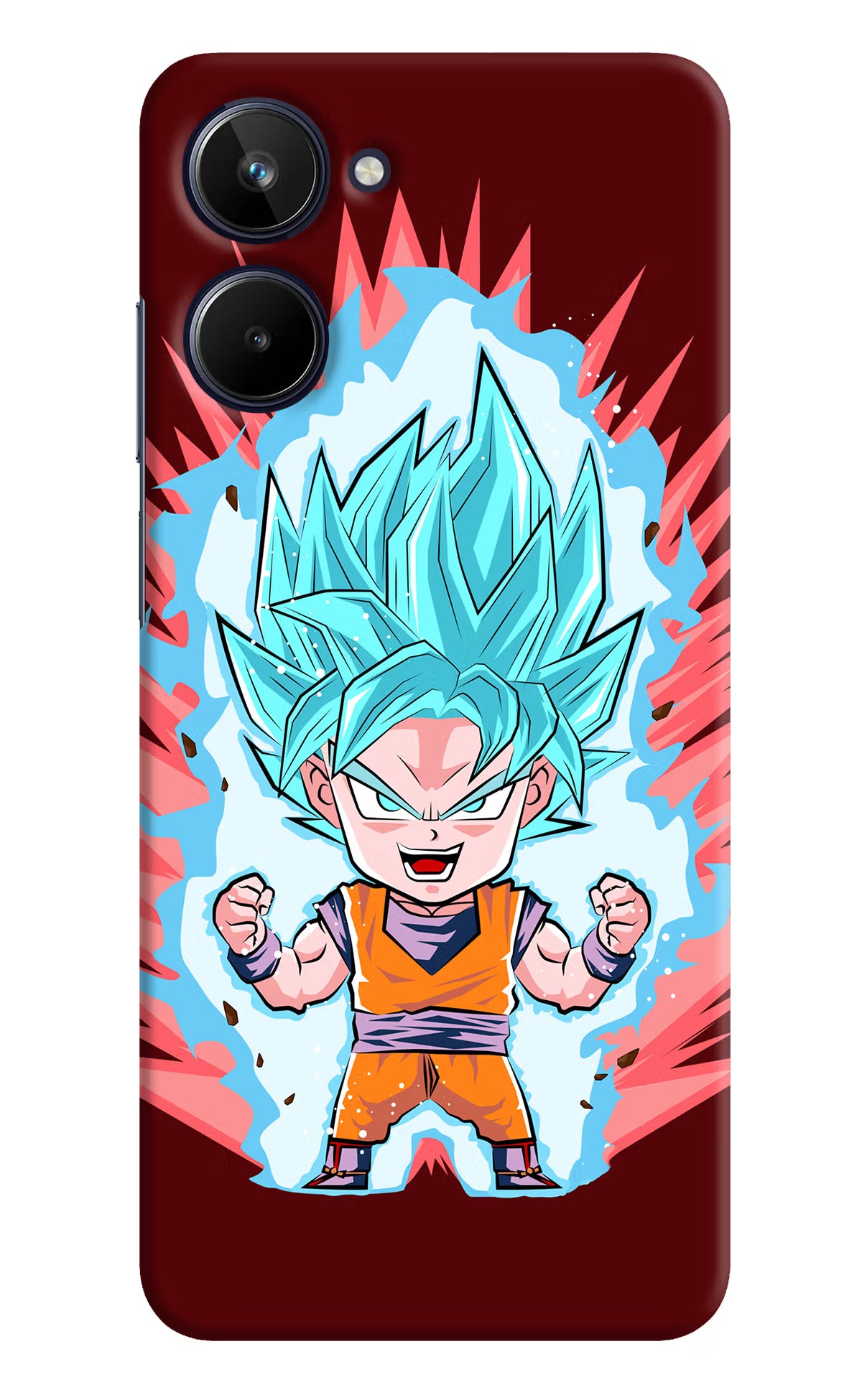Goku Little Realme 10 Hard Case Back Cover by Casekaro