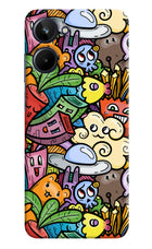 Veggie Doodle Realme 10 Hard Case Back Cover by Casekaro