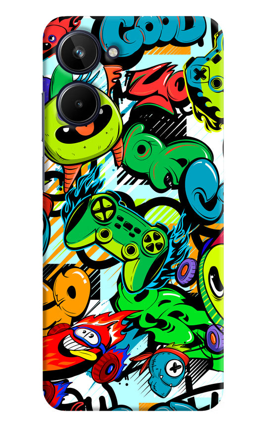 Game Doodle Realme 10 Hard Case Back Cover by Casekaro