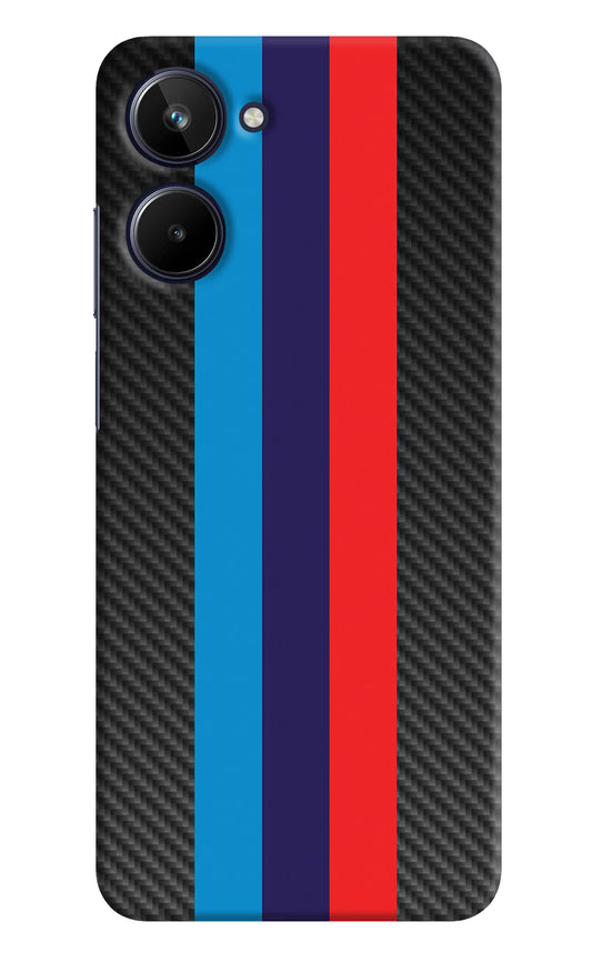 BMW Stripes Pattern Realme 10 Hard Case Back Cover by Casekaro