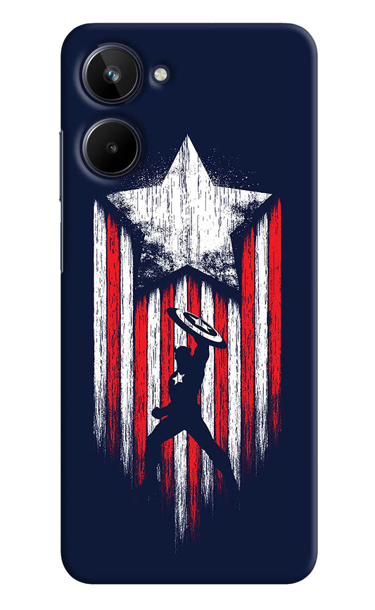 Captain America Marvel Art Realme 10 Hard Case Back Cover by Casekaro