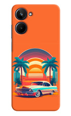 Palm Drive 80s Realme 10 Hard Case Back Cover by Casekaro