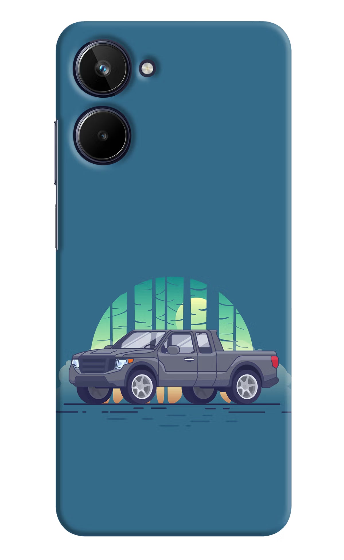 Retro Garage Vibe Realme 10 Hard Case Back Cover by Casekaro