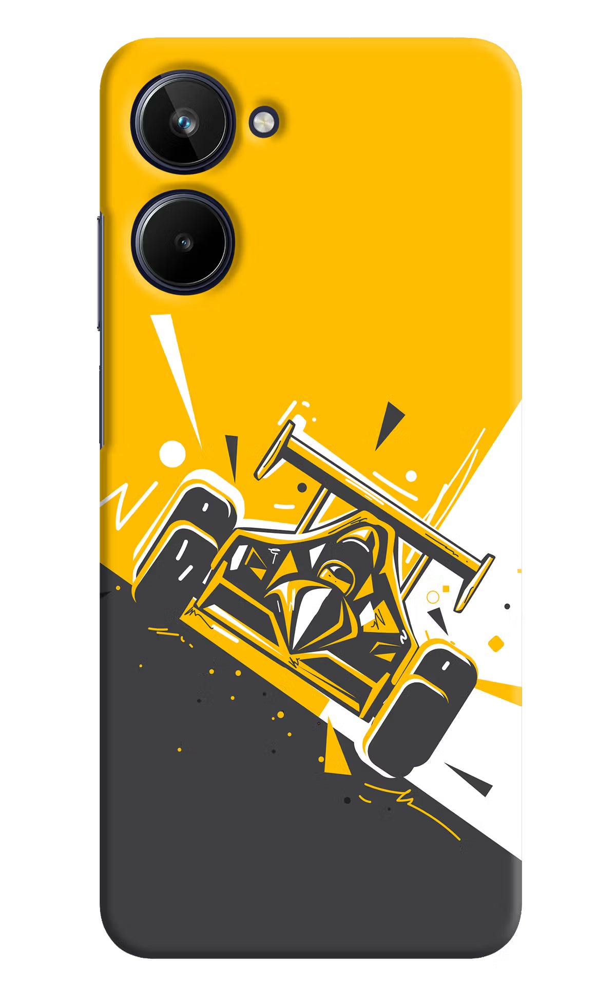 Track King Realme 10 Hard Case Back Cover by Casekaro
