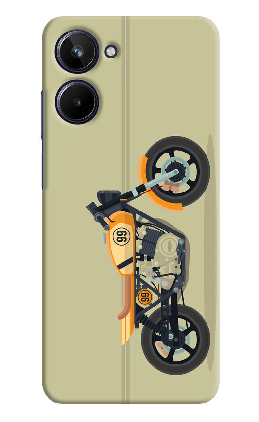 Vertical Speedster Realme 10 Hard Case Back Cover by Casekaro