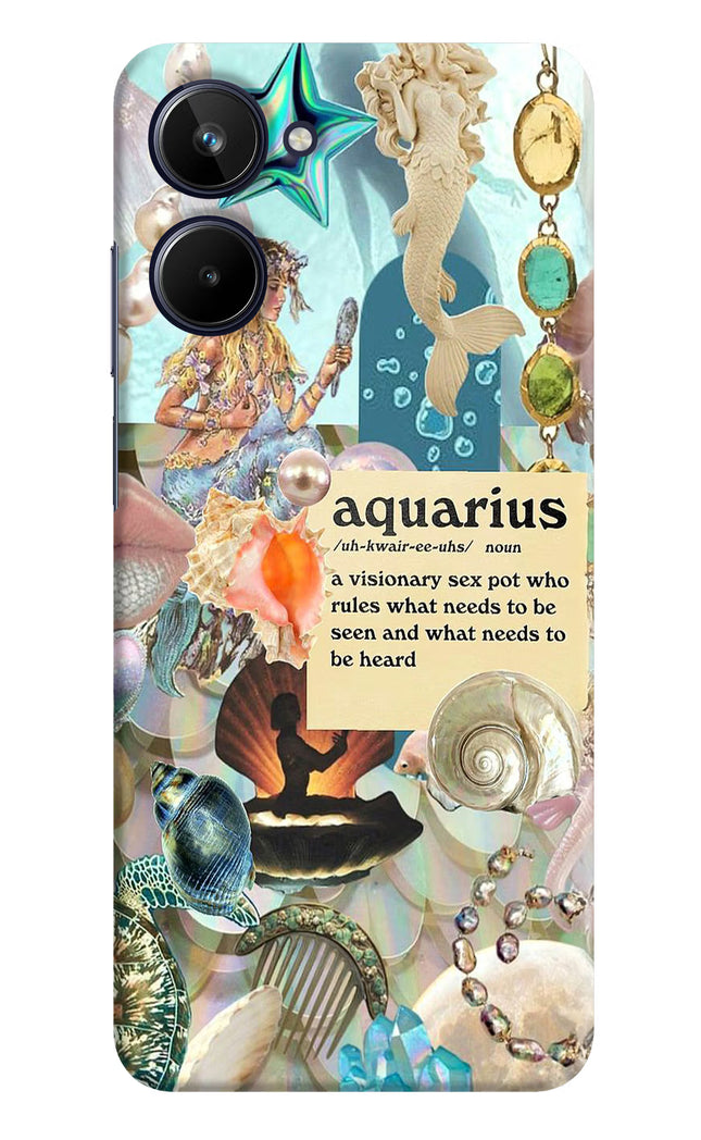 Aquarius Zodiac Realme 10 Hard Case Back Cover by Casekaro
