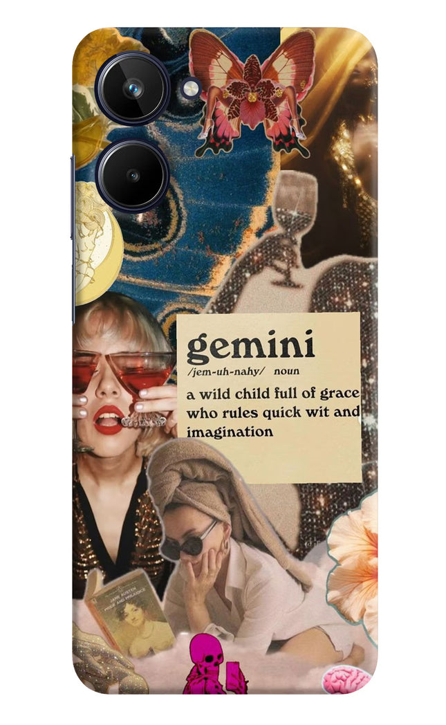 Gemini Zodiac Realme 10 Hard Case Back Cover by Casekaro