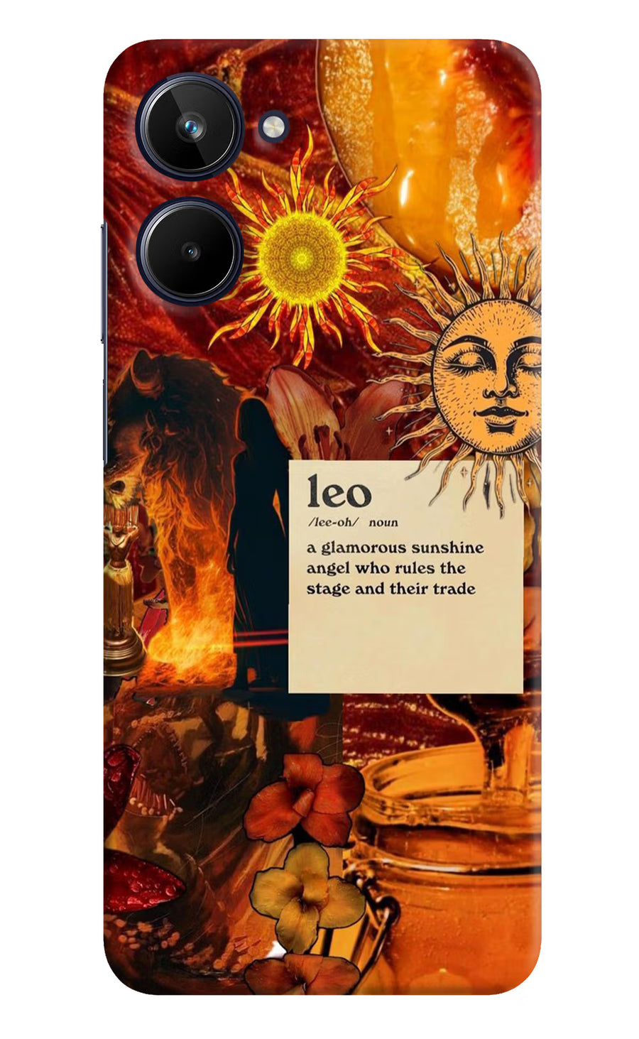 Leo Zodiac Realme 10 Back Cover, Hard case