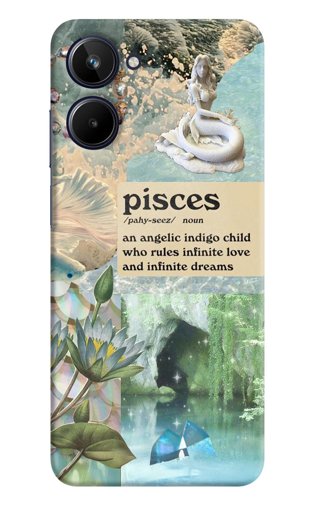 Pisces Zodiac Realme 10 Hard Case Back Cover by Casekaro
