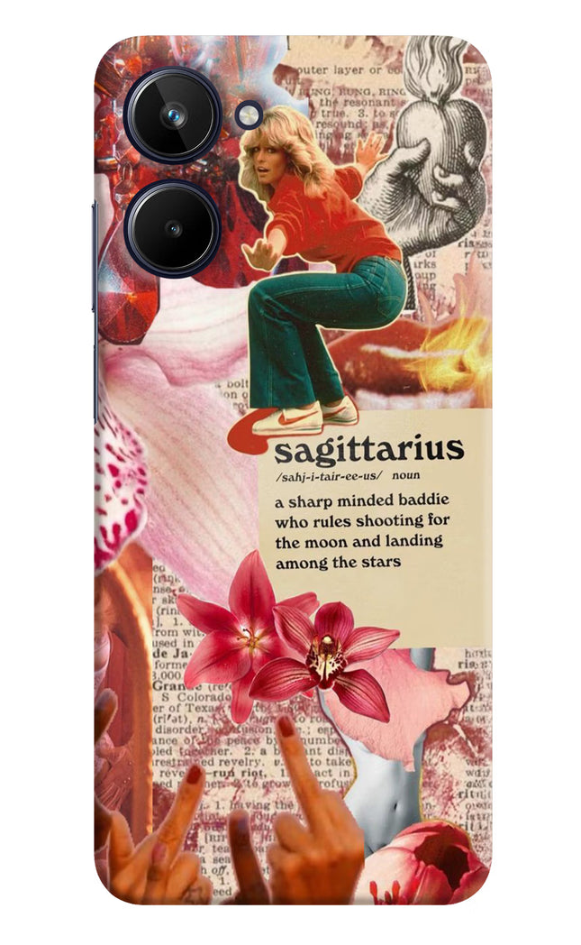 Sagittarius Zodiac Realme 10 Hard Case Back Cover by Casekaro