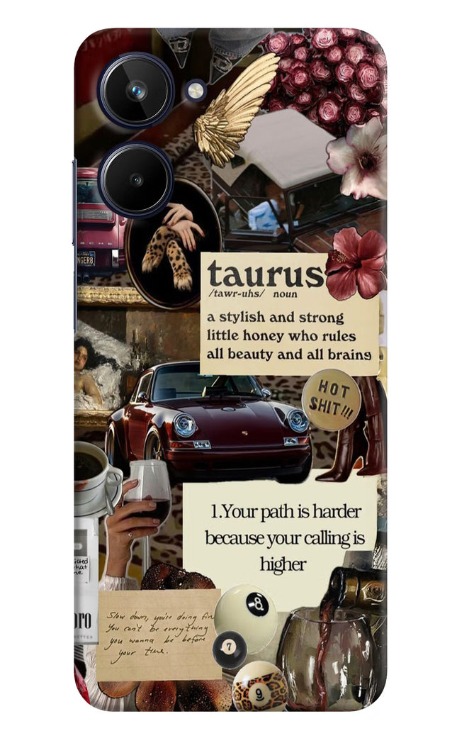Taurus Zodiac Realme 10 Hard Case Back Cover by Casekaro