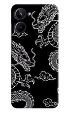 Twin Dragons Realme 10 Hard Case Back Cover by Casekaro