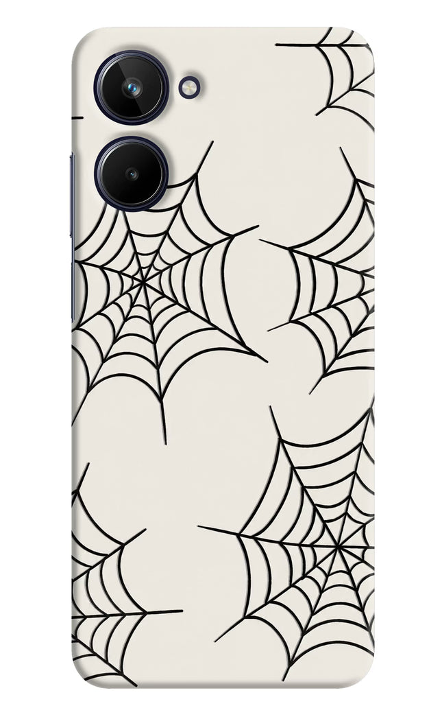Spider Web Realme 10 Hard Case Back Cover by Casekaro