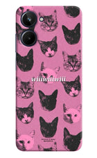 Pink Cats Realme 10 Hard Case Back Cover by Casekaro