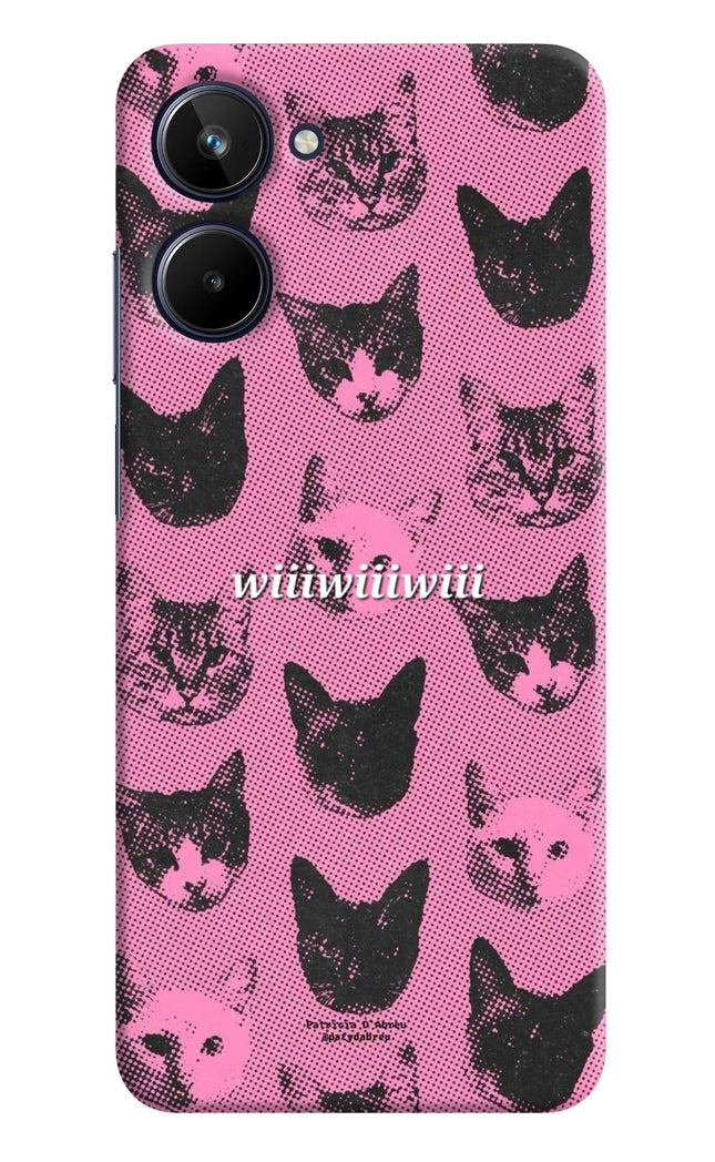 Pink Cats Realme 10 Hard Case Back Cover by Casekaro