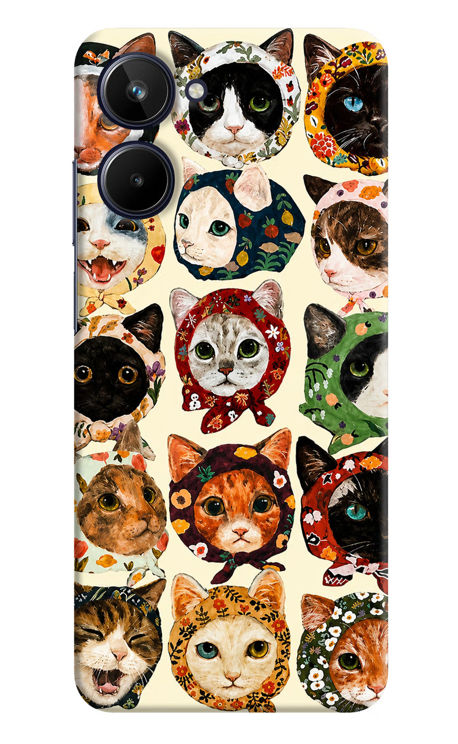 Cool Cat Realme 10 Back Cover, Hard case
